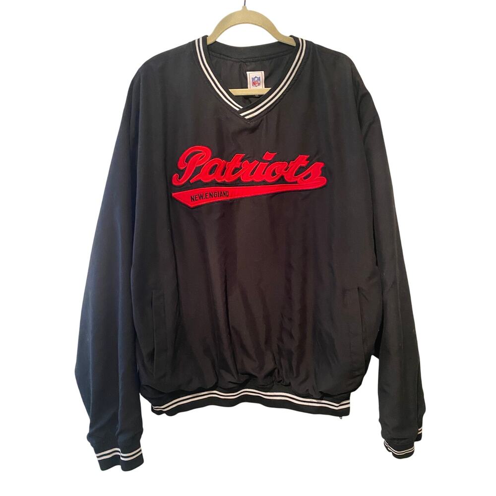 RARE BUDWEISER PATRIOTRS XL Pullover | NFL | Jersey lining | FOOTBALL FANS